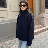 Marika | Krótki dwurzędowy płaszcz
