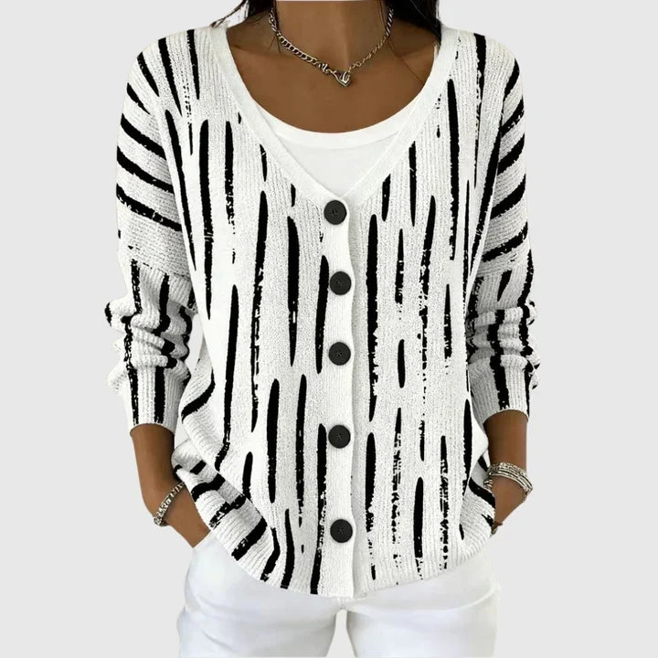 Malwina | Sweter rozpinany na guziki
