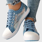 Ludmiła | Ortopedyczne sneakersy w odcieniach niebieskiego
