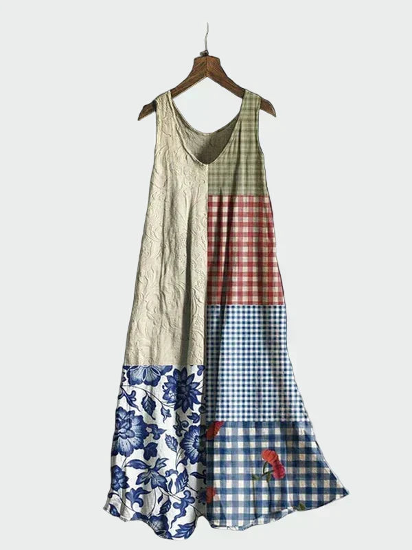 Filomena | Sukienka w kratę w stylu retro