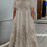 Flora | Elegancka sukienka midi w kwiaty