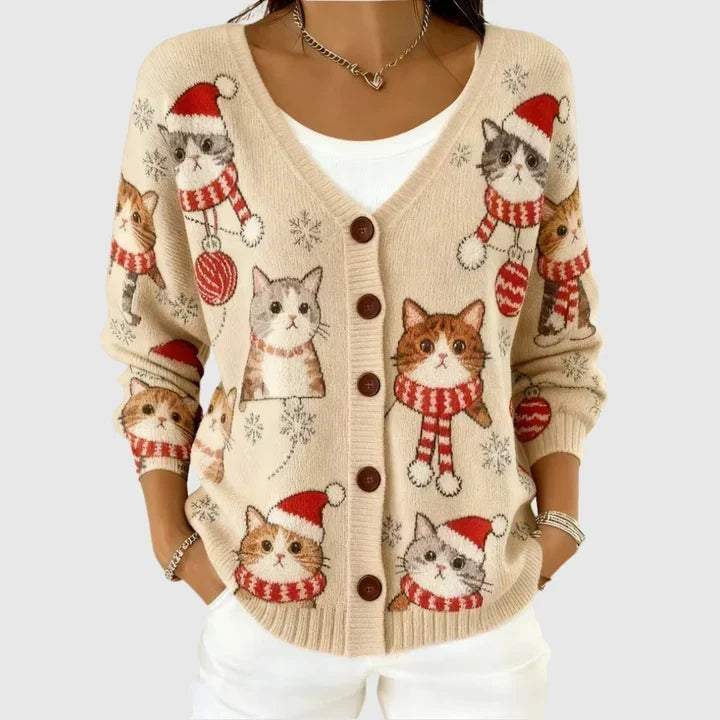 Gizela | Sweter rozpinany na guziki