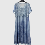 Flora | Elegancka sukienka midi w kwiaty
