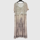 Flora | Elegancka sukienka midi w kwiaty