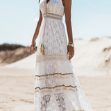 Wilhelmina | Sukienka midi boho z podszewką