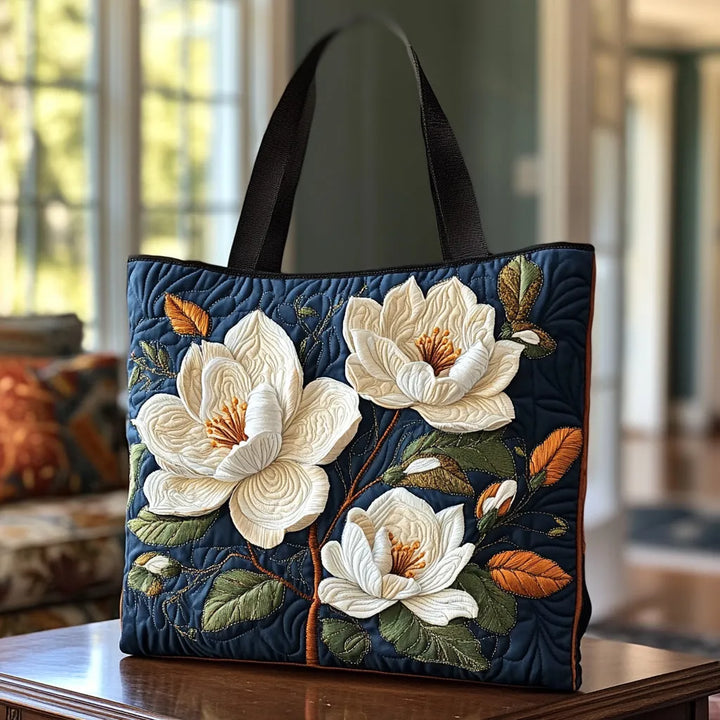 Torba typu shopper z magnoliami