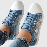 Ludmiła | Ortopedyczne sneakersy w odcieniach niebieskiego