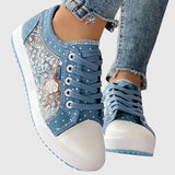 Ludmiła | Ortopedyczne sneakersy w odcieniach niebieskiego