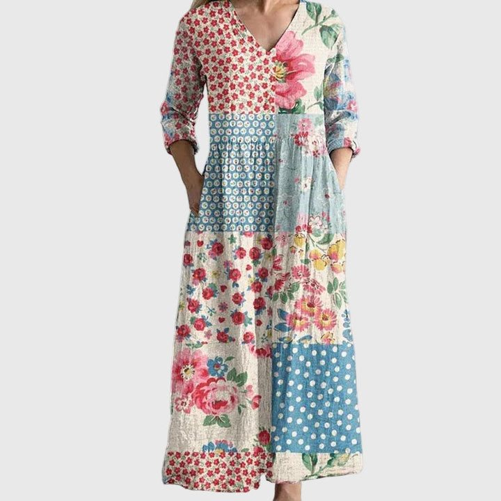 Teofila | Sukienka maxi z elastycznego materiału