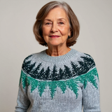 Maria | Sweter islandzki w stylu vintage
