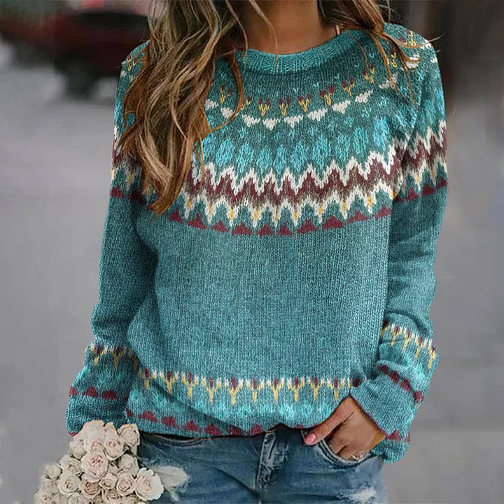 Rozalia | Sweter islandzki w stylu vintage