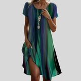 Diana | Cieniowana sukienka midi boho