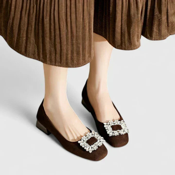 Tatiana | Klasyczne ortopedyczne buty na obcasie
