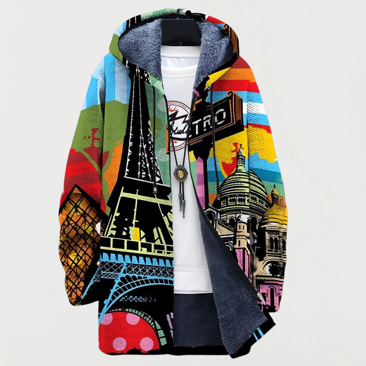 Tola | Wzorzysty sweter w miejskim stylu