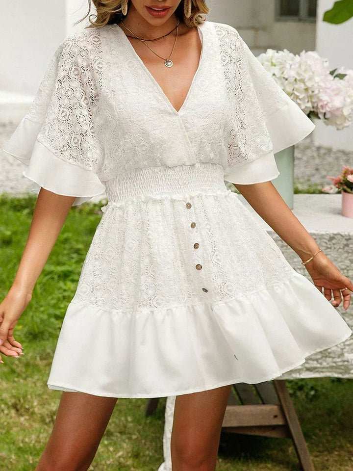 Ada | Koronkowa sukienka mini boho