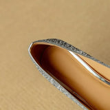 Oliwia | Lśniące buty na obcasie