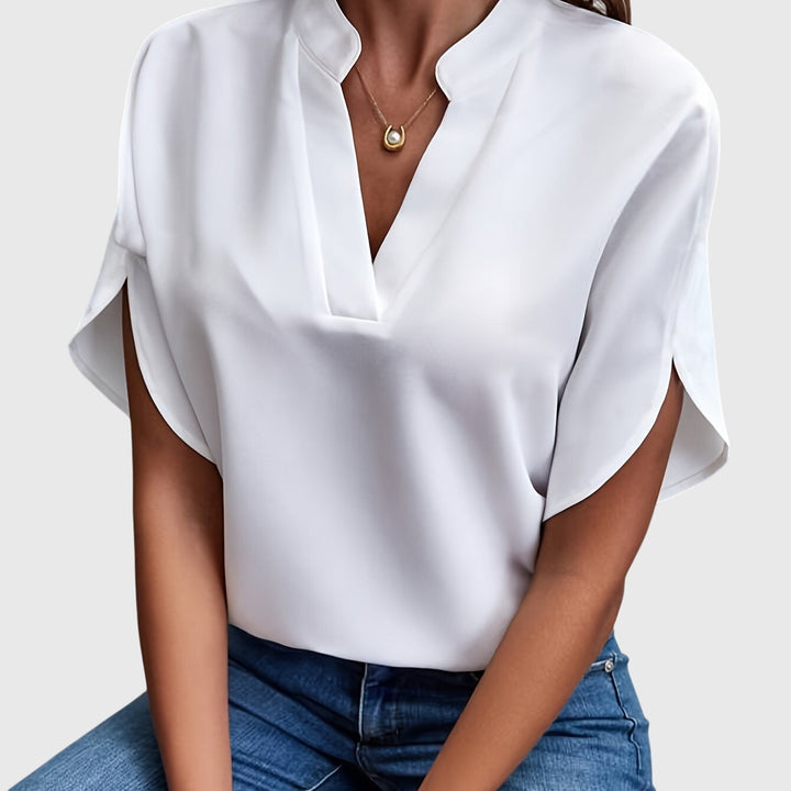 Katarzyna | Elegancka bluzka w wyrazistych kolorach