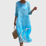 Marianna | Elegancka sukienka maxi w kwiaty