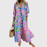 Teodora | Sukienka boho z koronkowymi detalami