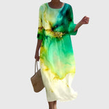 Marianna | Elegancka sukienka maxi w kwiaty