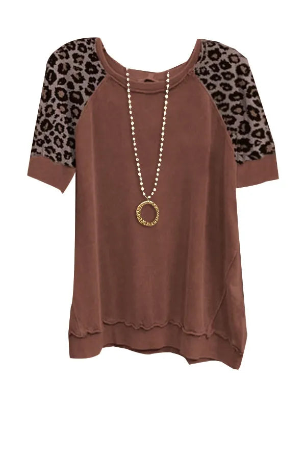 Elwira | Top w panterkę w stylu vintage