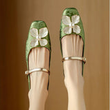 Petronela | Eleganckie buty z kwiatowym detalem