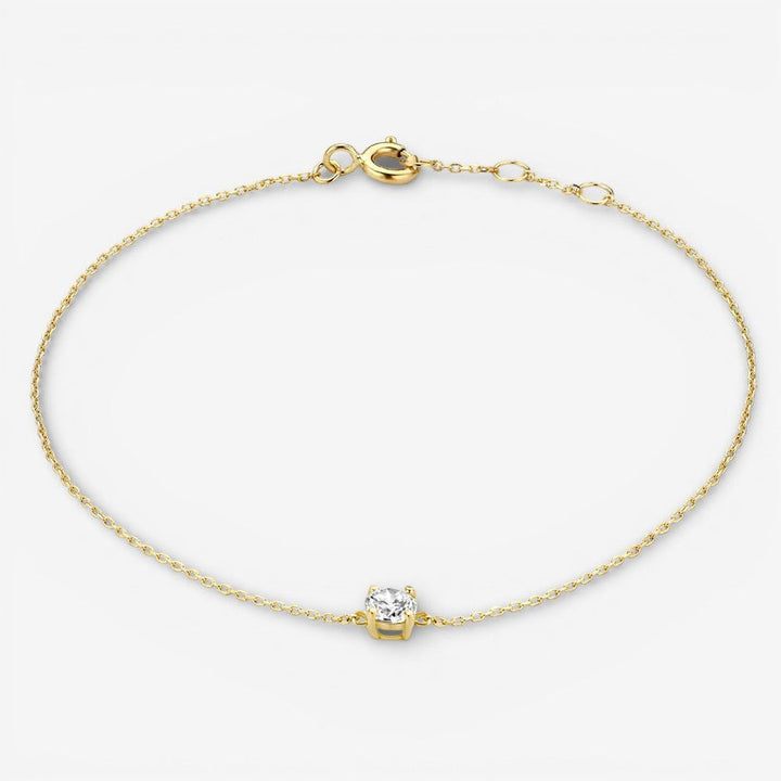 Elegancka bransoletka z moissanitem